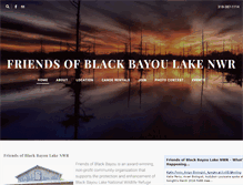 Tablet Screenshot of friendsofblackbayou.org